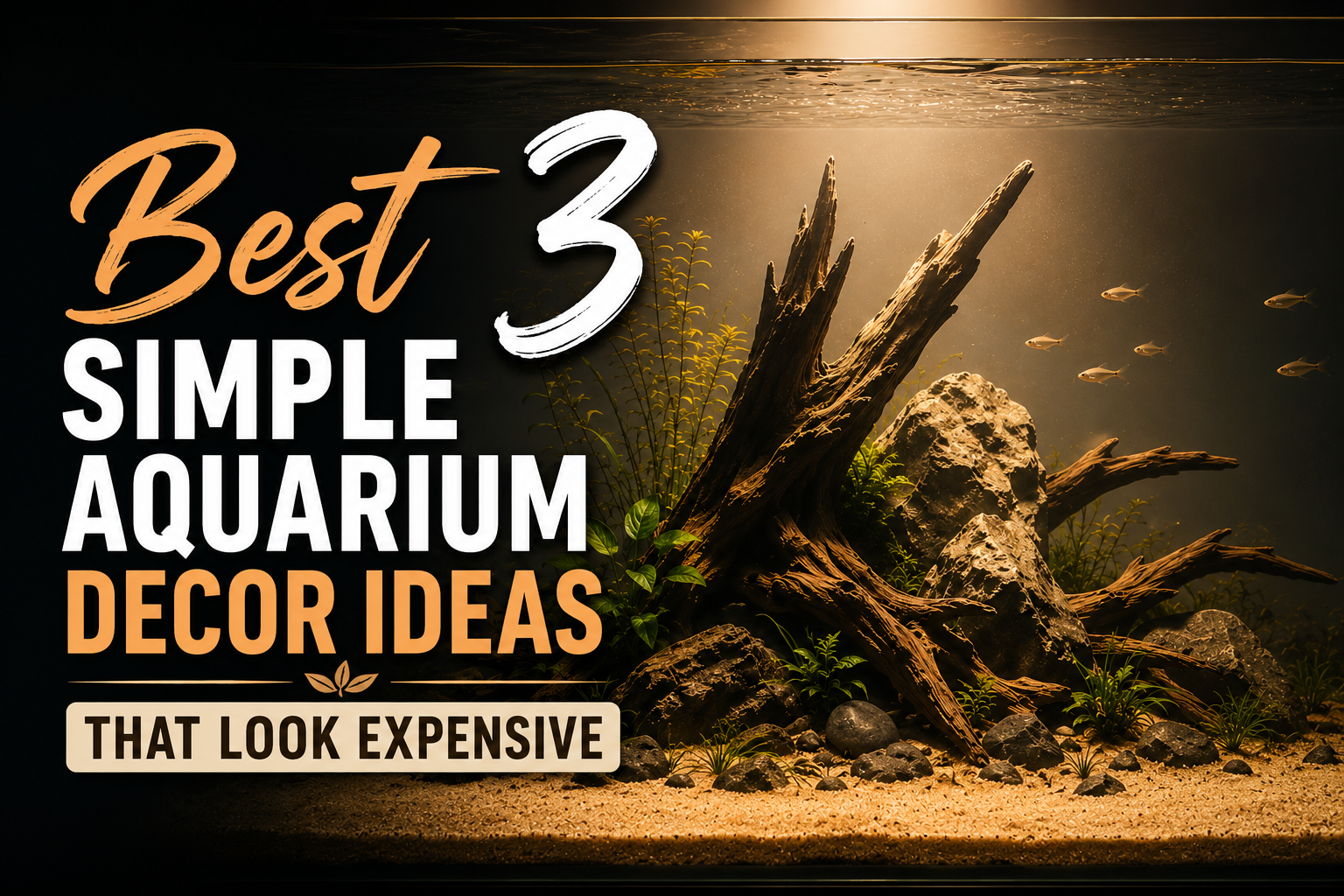 Best 3 Simple Aquarium Decor Ideas That Look Expensive