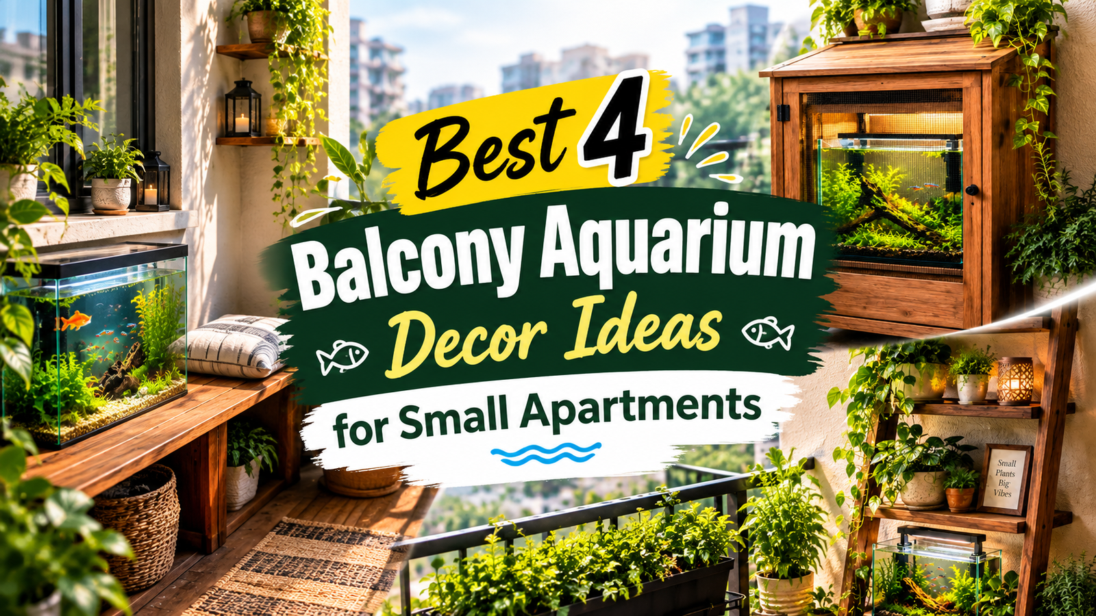 Best 4 Balcony Aquarium Decor Ideas for Small Apartments