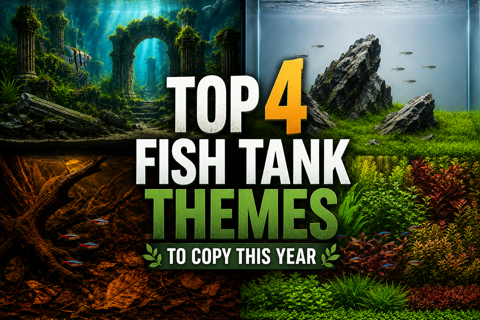 Top 4 Fish Tank Themes to Copy This Year